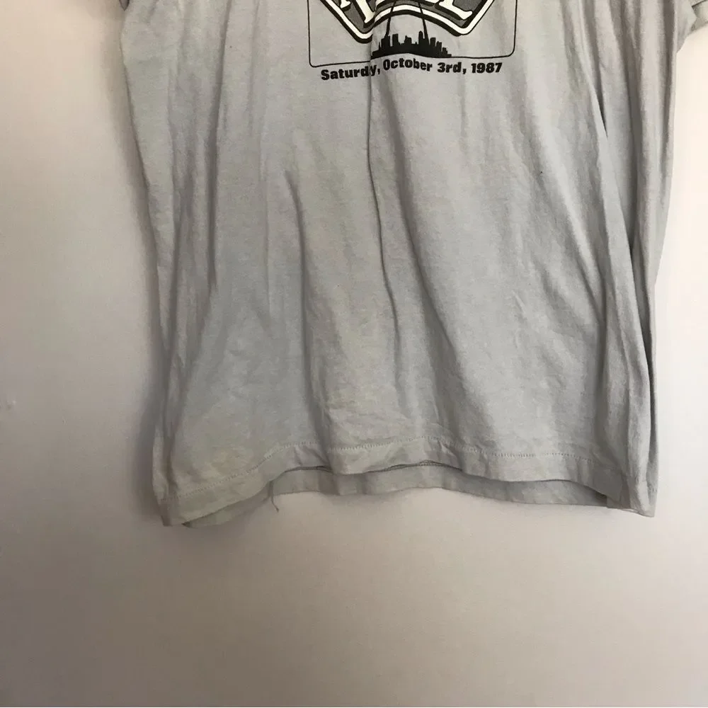 Original Vintage WMRY 101 Mama's Pride Gray Tshirt Tee Sz XL 80s 1987 St Louis